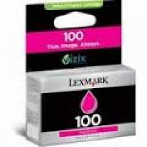 Cartus LEXMARK 100 M, Original, Magenta, Inkjet